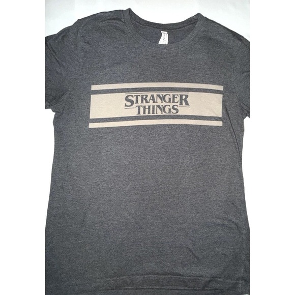 Bella + Canvas Other - Stranger Things T Shirt Gray Netflix TV Show Graphic Tee Men's Size Medium